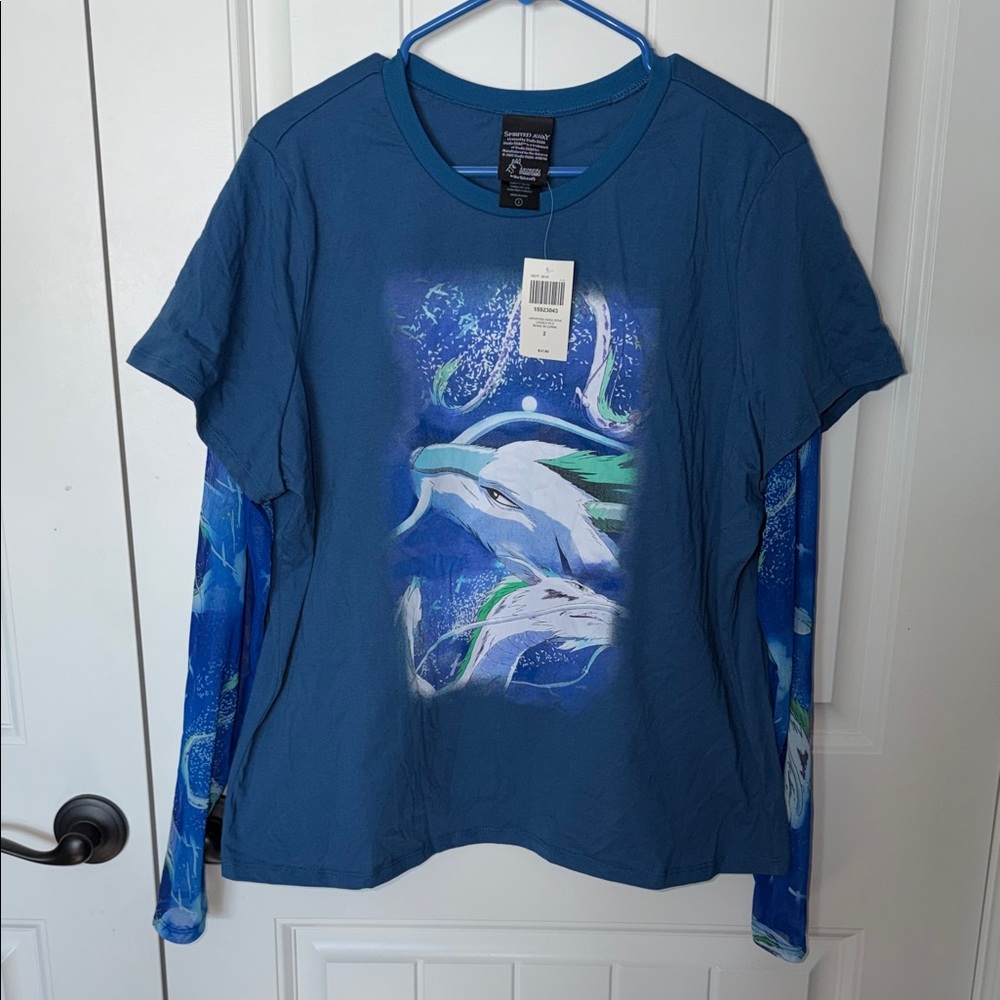 Spirited Away Haku Twofer Long Sleeve Plus Size